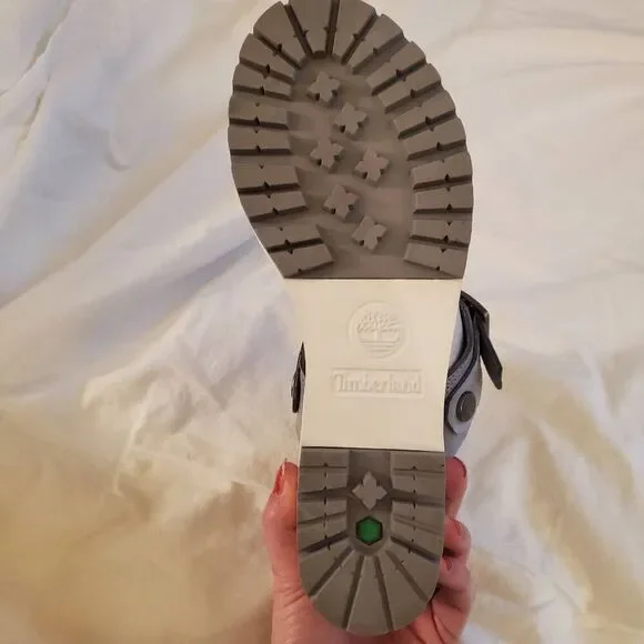 Amputee. Timberland Gray and White Wedge Sandal Size 8.5 - left shoe only. - Picture 6 of 10